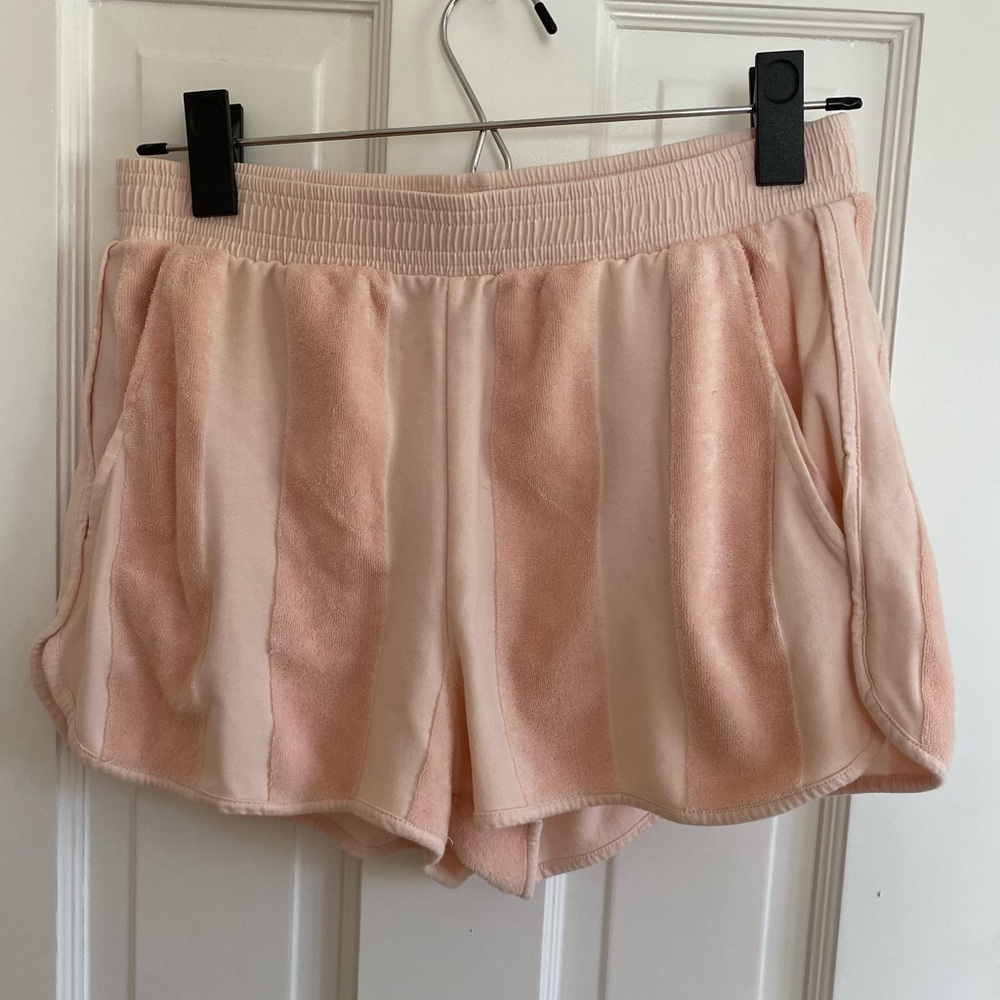 & Other Stories Terri Cloth Pink Shorts